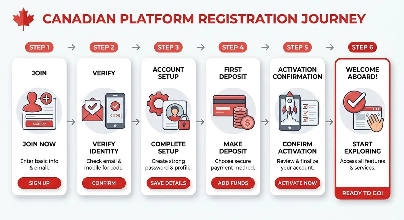 Step-by-step guide to registering and activating an offer in Canada